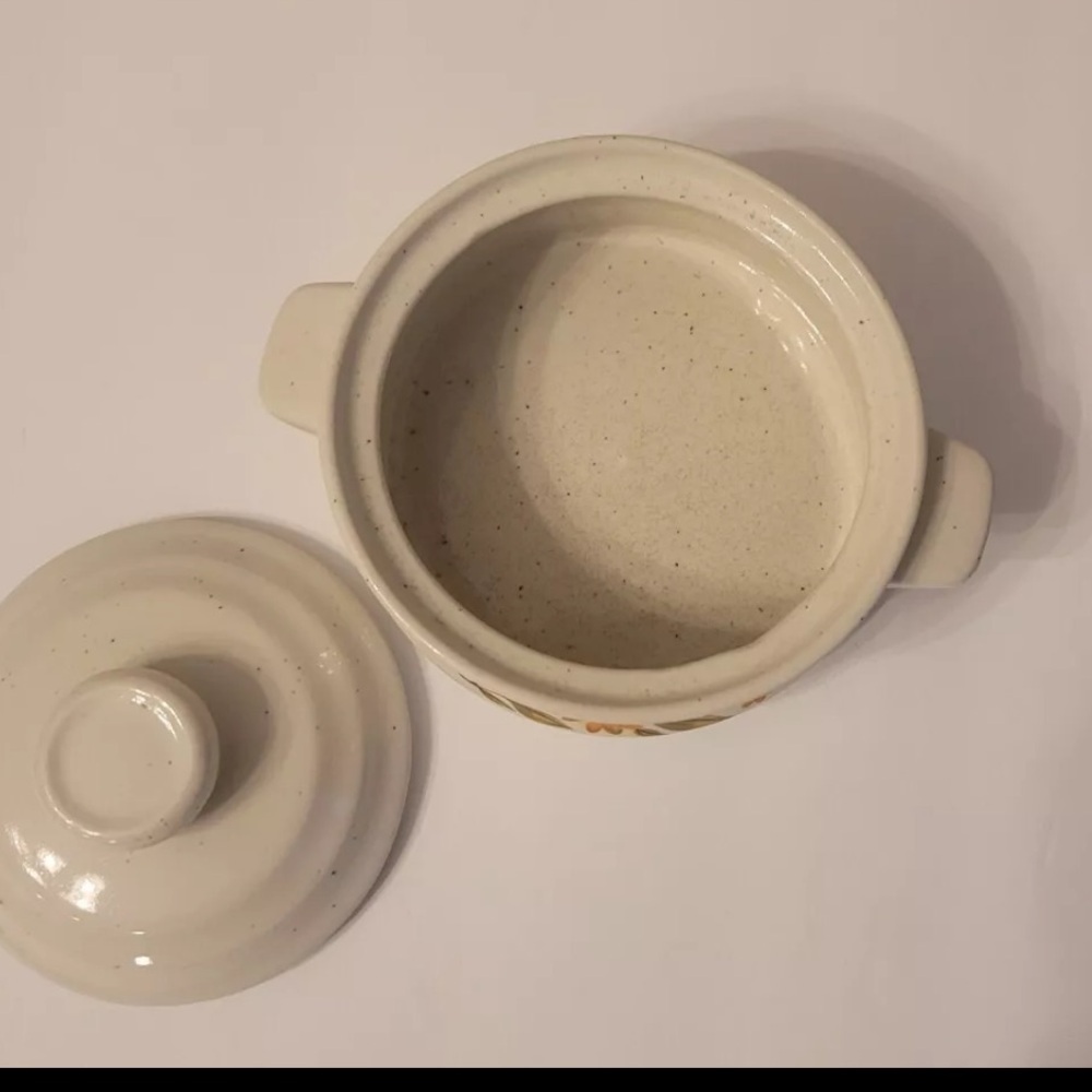 Capri Vintage 70’s Bake Serve n Store Stoneware Individual Casserole Dish Lid - Picture 3 of 5